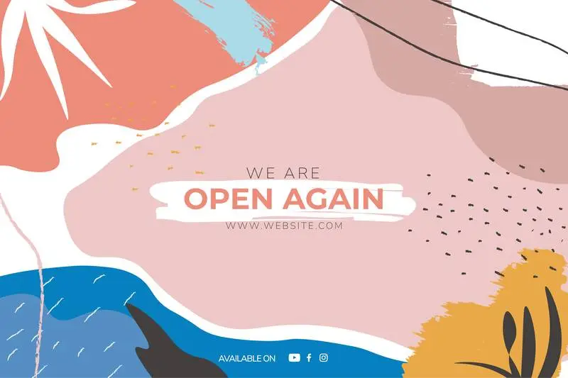 Colorful Shapes Banner Template