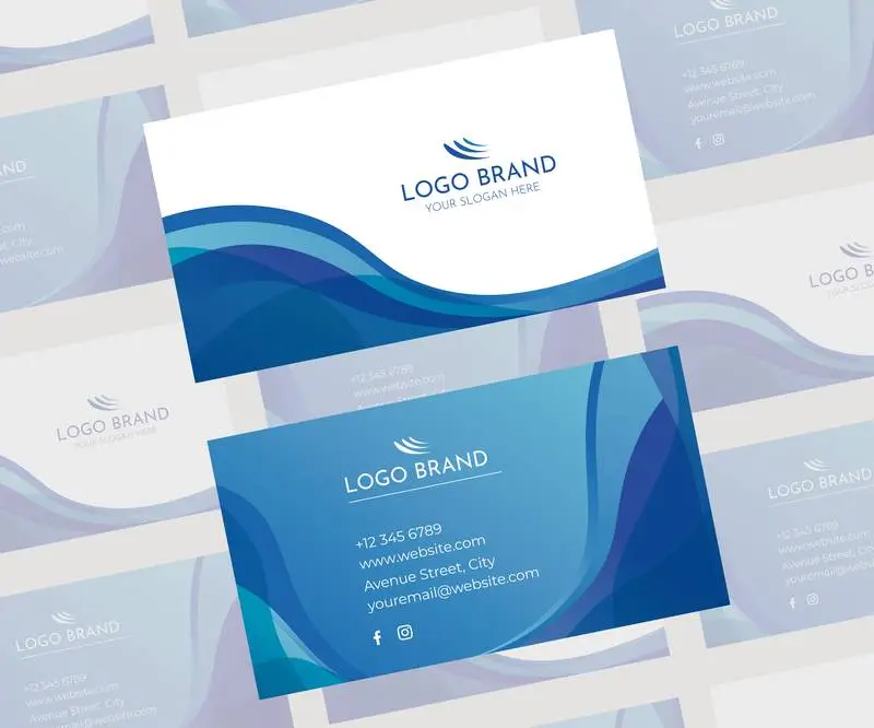 Colorful Abstract Business Card