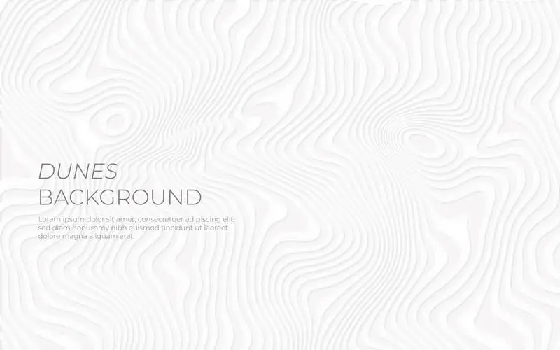 Background with White Dunes Paper Effect