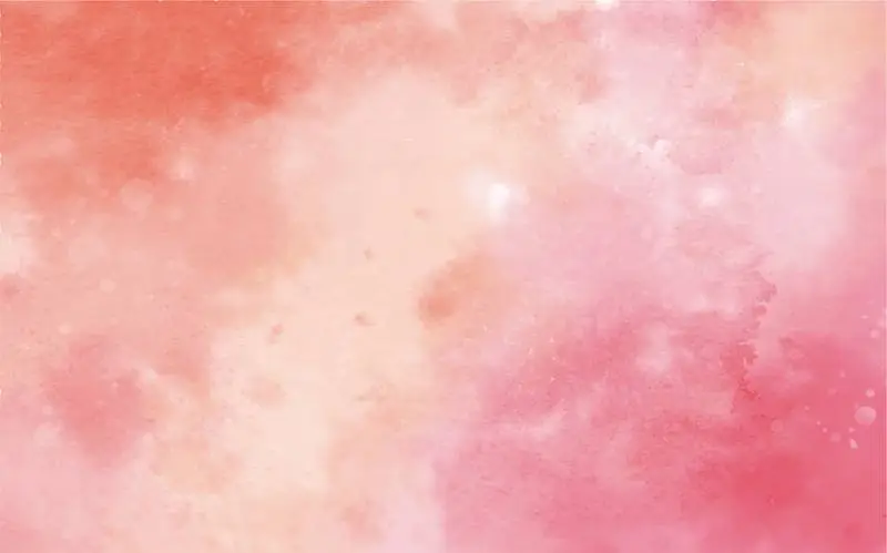 Colorful Watercolor Background in Orange and Pink