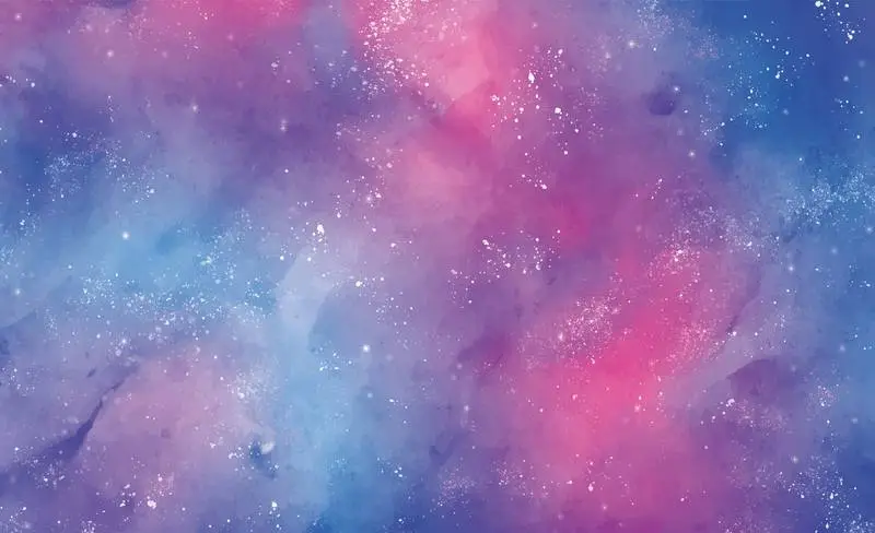 Stellar Sky Background in Watercolor