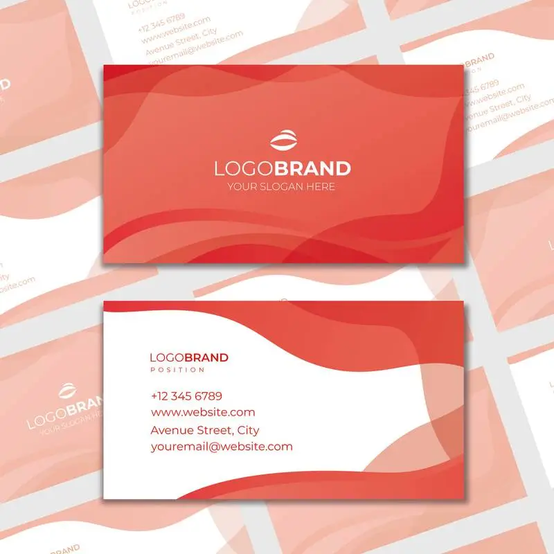 Abstract Business Card Template