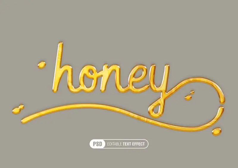 Honey Text Effect