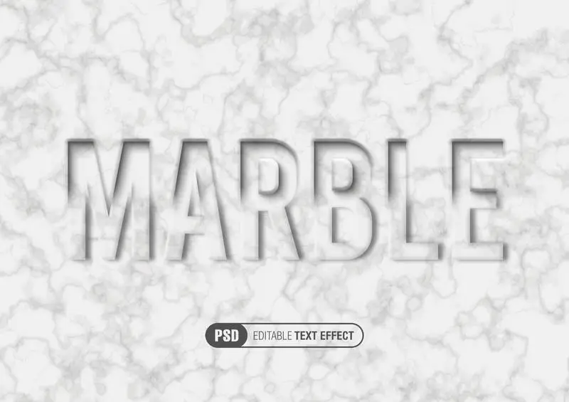 Marble Text Effect