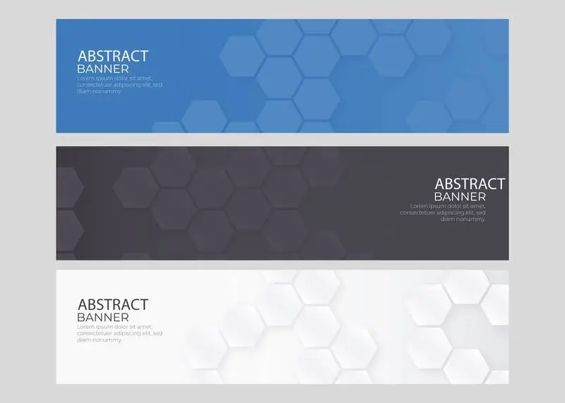 Colorful Abstract Banner Collection
