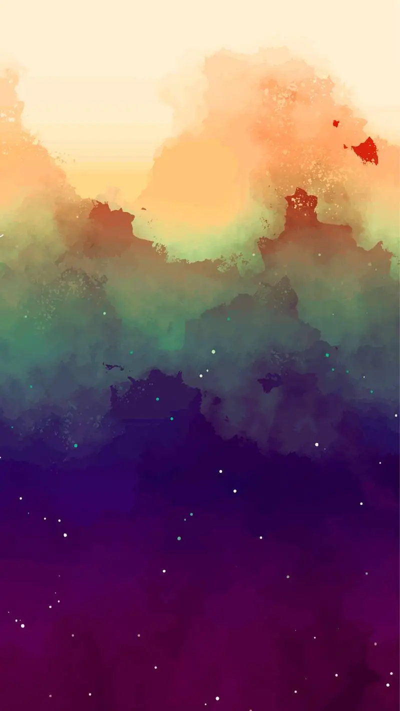 Watercolor Sky Smartphone Background