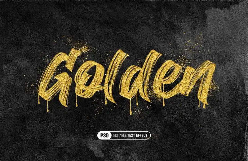 Golden Text Effect