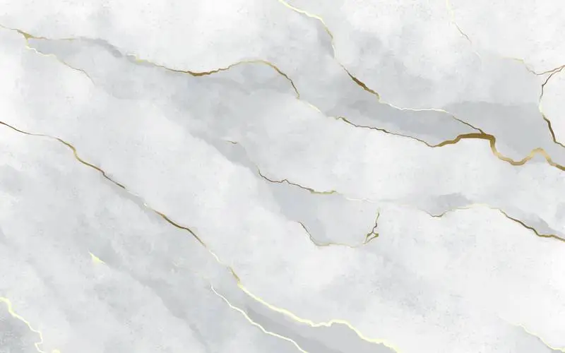 Stone Background with Golden Strokes