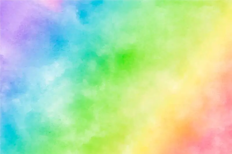 Colorful Watercolor Rainbow Background