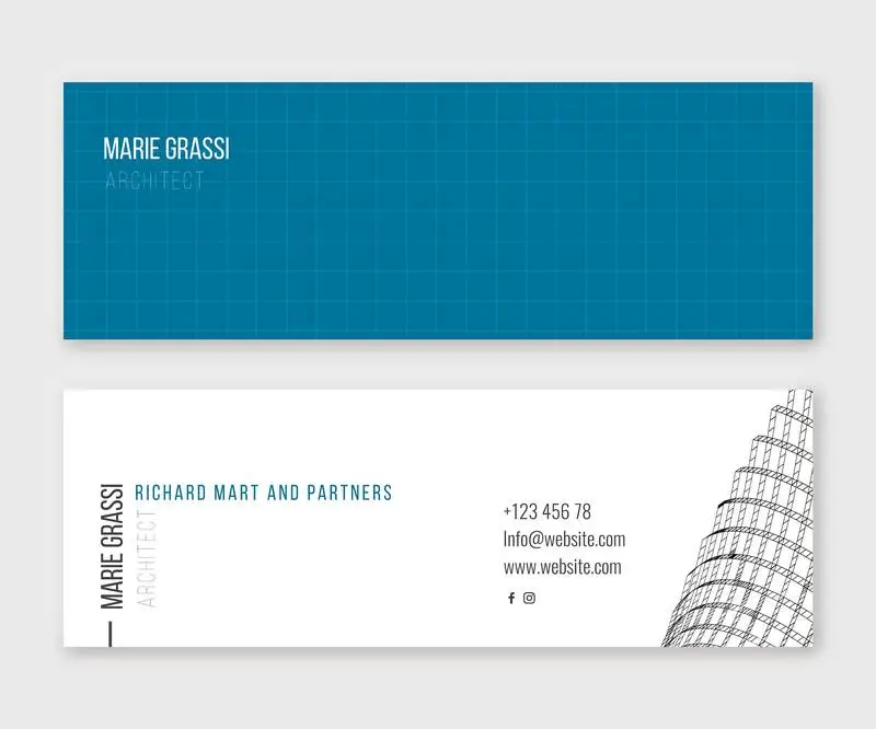 Elegant Business Card for Architect