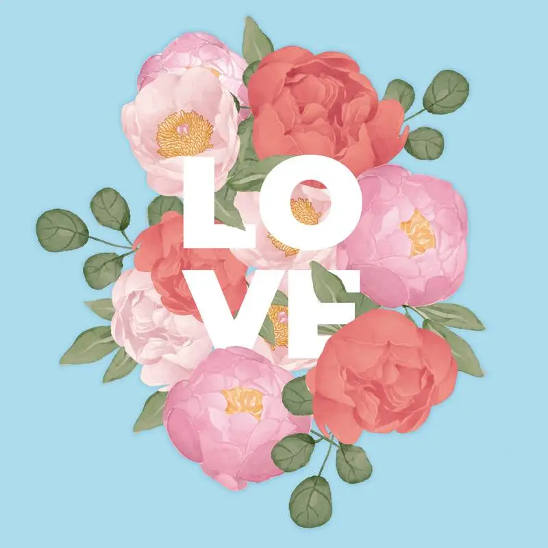 Floral Love in Watercolor