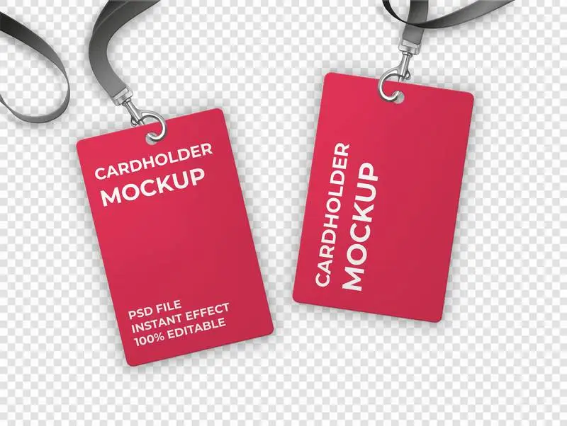 Card Holder Mockup