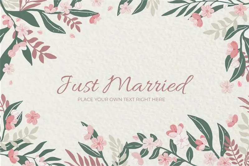 Floral Hand-Drawn Banner with Quote