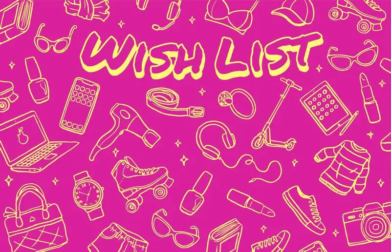 Hand-Drawn Banner Wishlist