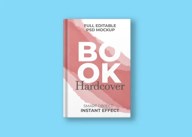 Book Hardcover Mockup