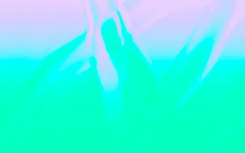 Fluorescent Holographic Banner
