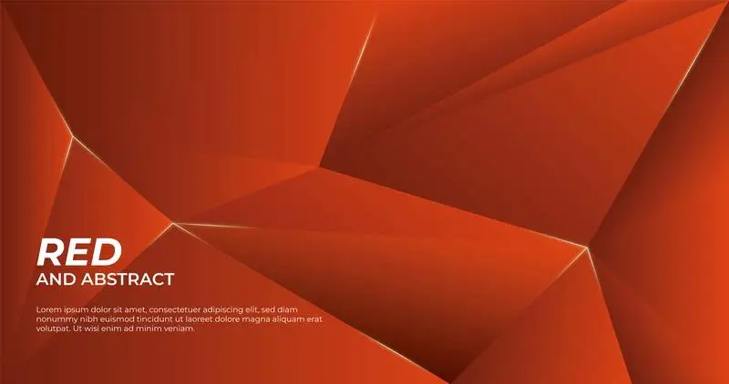 Abstract Red and Glossy Background