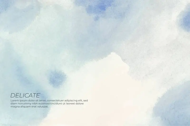 Soft Color Watercolor Background