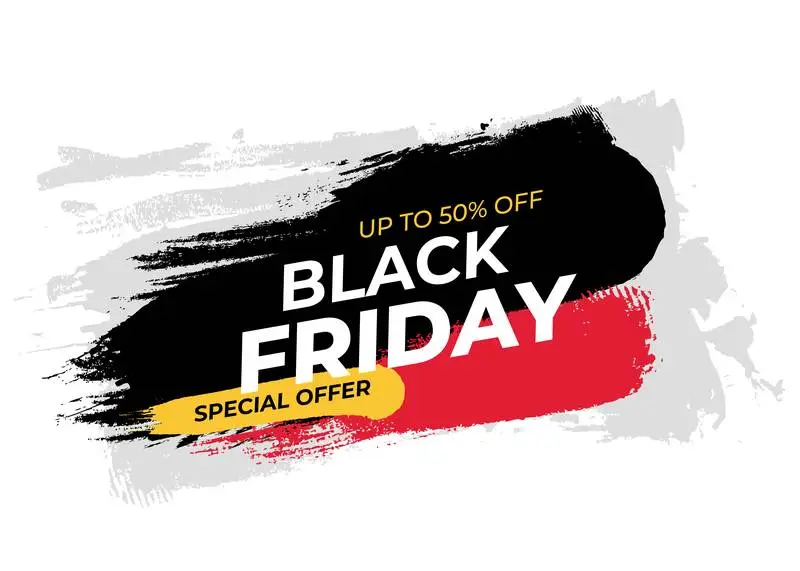 Dynamic Banner Painted for Black Friday