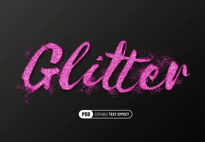 Glitter Text Effect