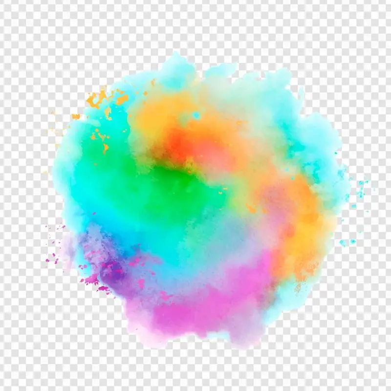 Colorful Watercolor Splash