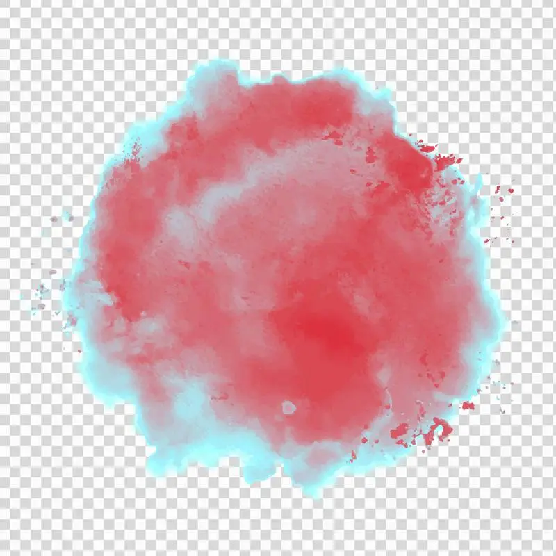 Duotone Splash in Watercolor