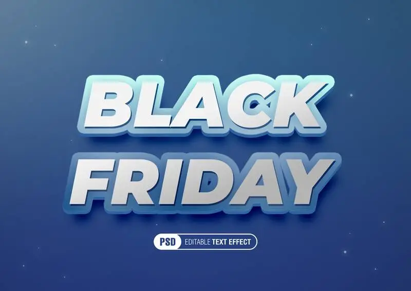 Black Friday Text Effect