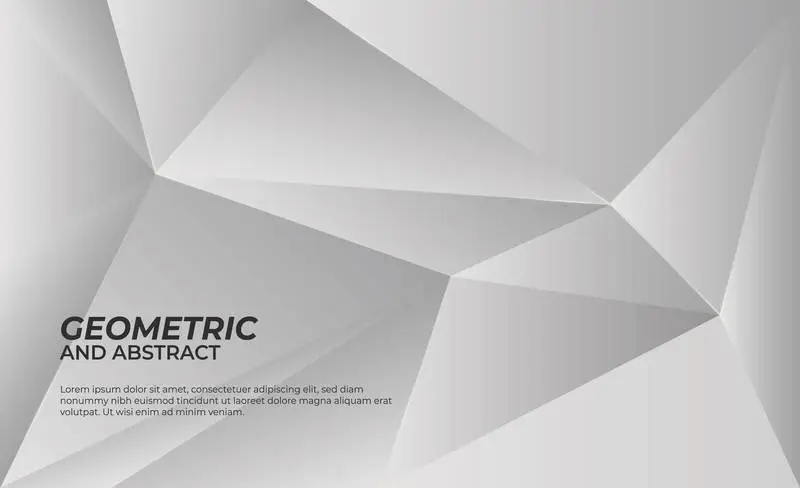 Geometric Black and White Background