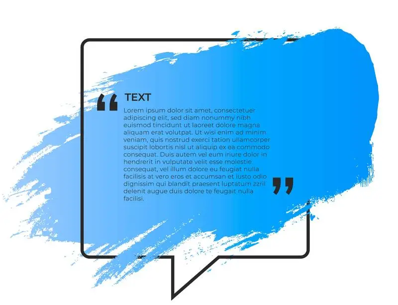 Blue Banner for Quote