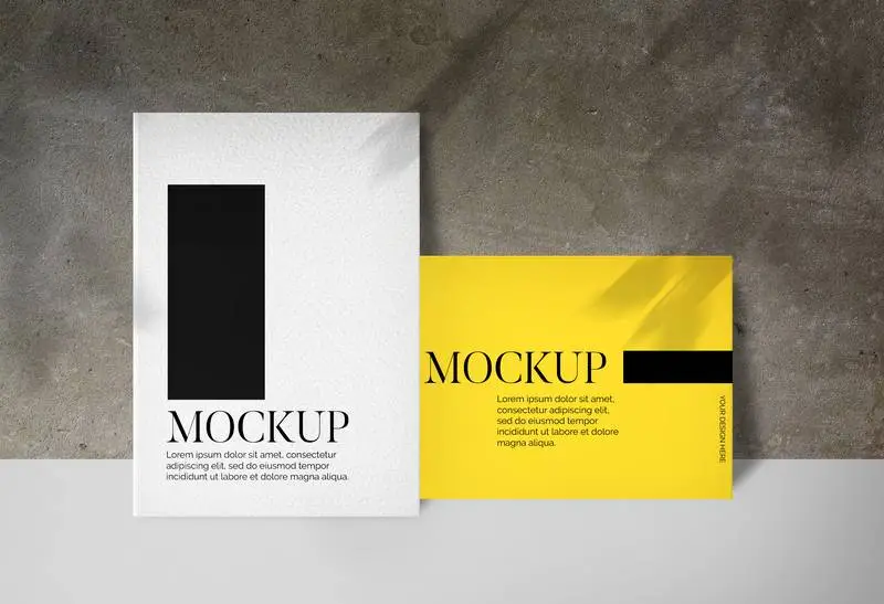 Two Posters with Shadows Mockup