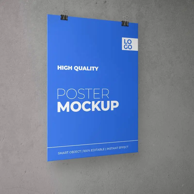 Poster Overhead with Clips