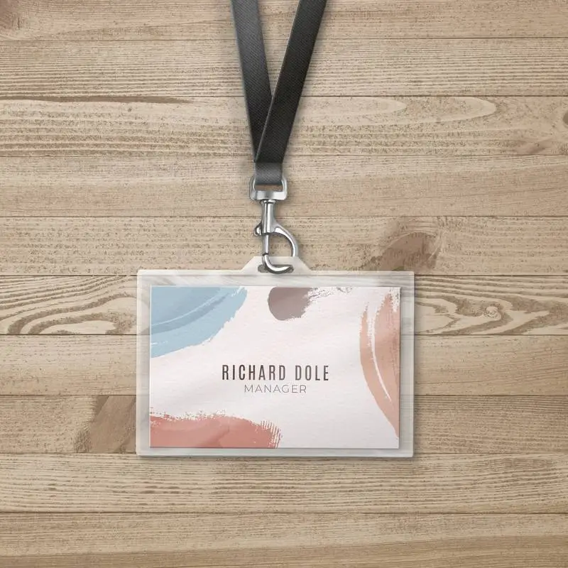Cardholder Mockup for ID Card