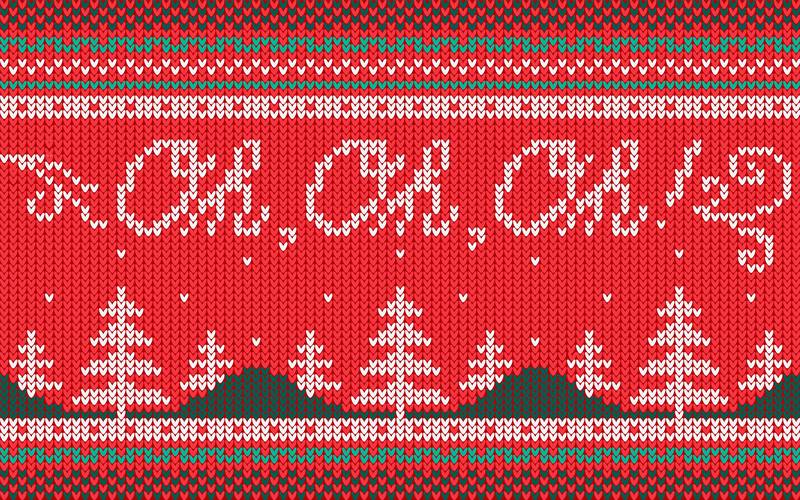 Christmas Jacquard “Oh Oh Oh”