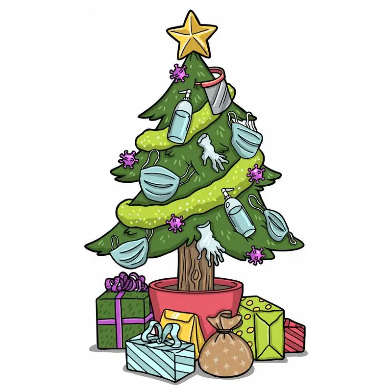 COVID Christmas Tree