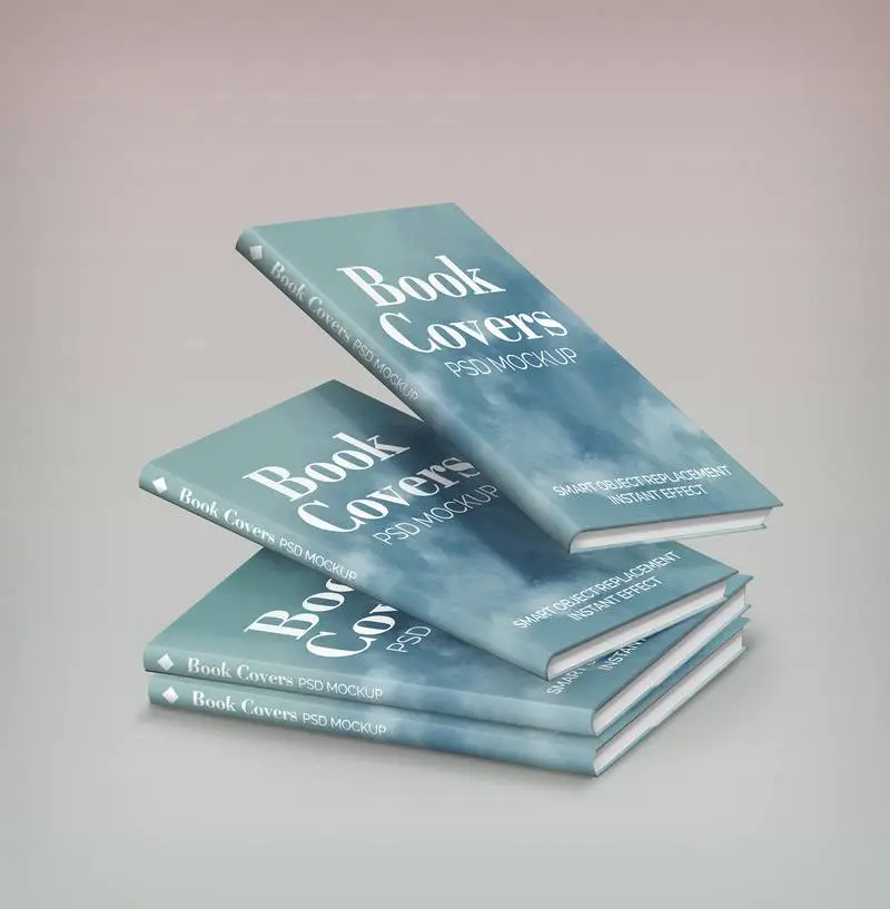 Four Books Mockup