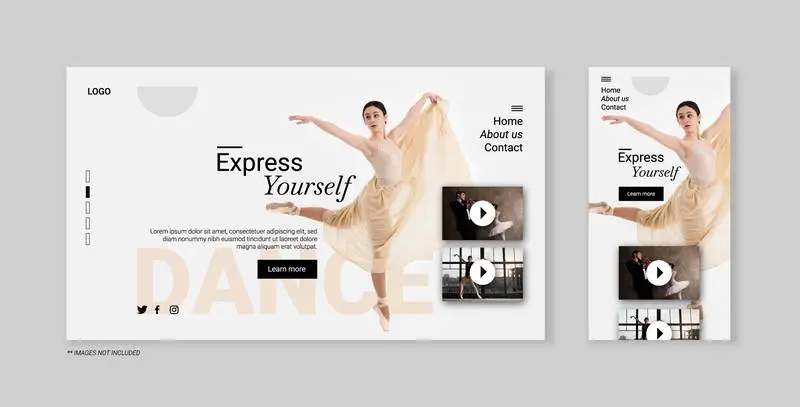 Landing Page for Classic Dancer