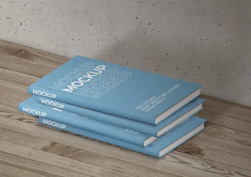 Books Collection Mockup