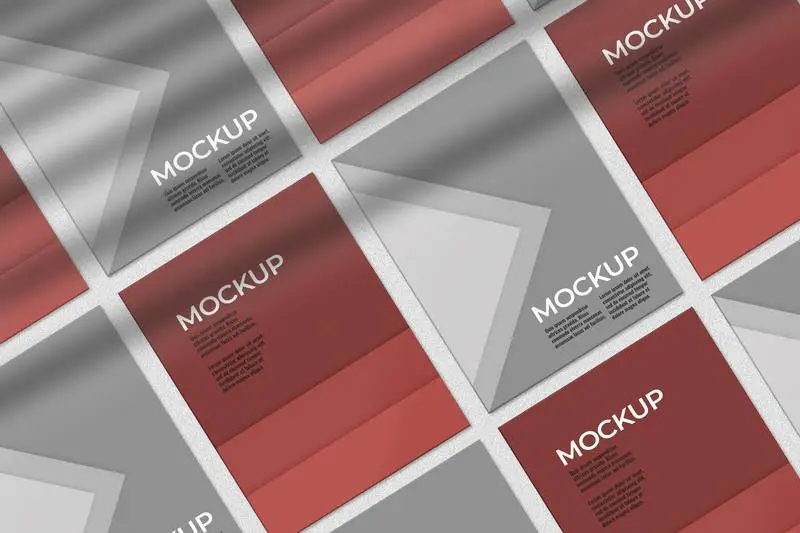 Collection of Poster Compositions Mockup