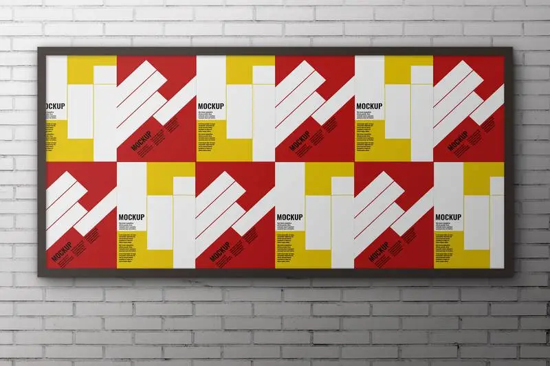 Large Panel for Advertising Mockup