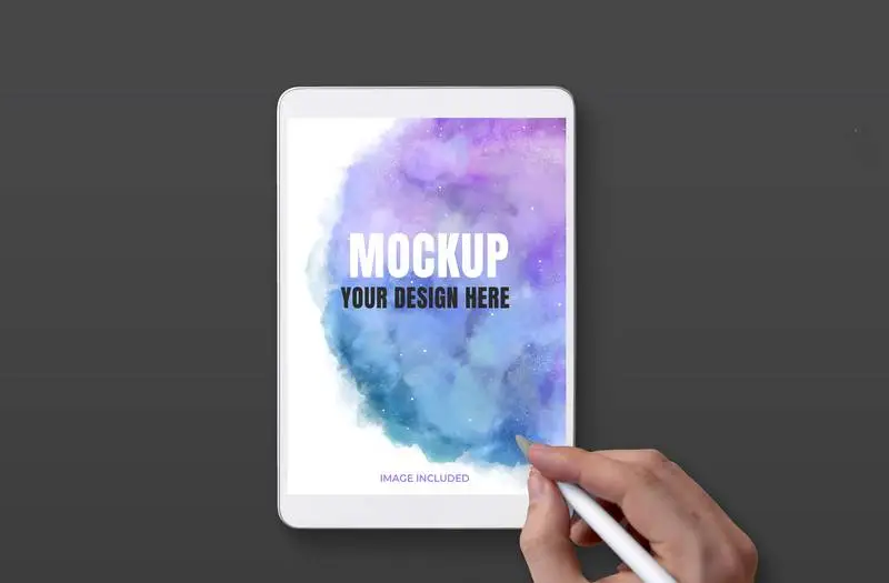 White Tablet Mockup