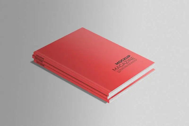Set of Magazines Mockup