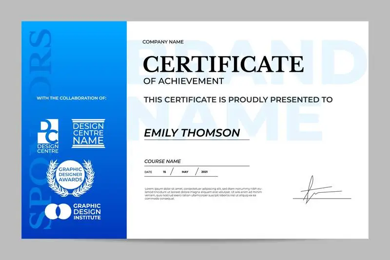 Minimal Certificate with Gradient