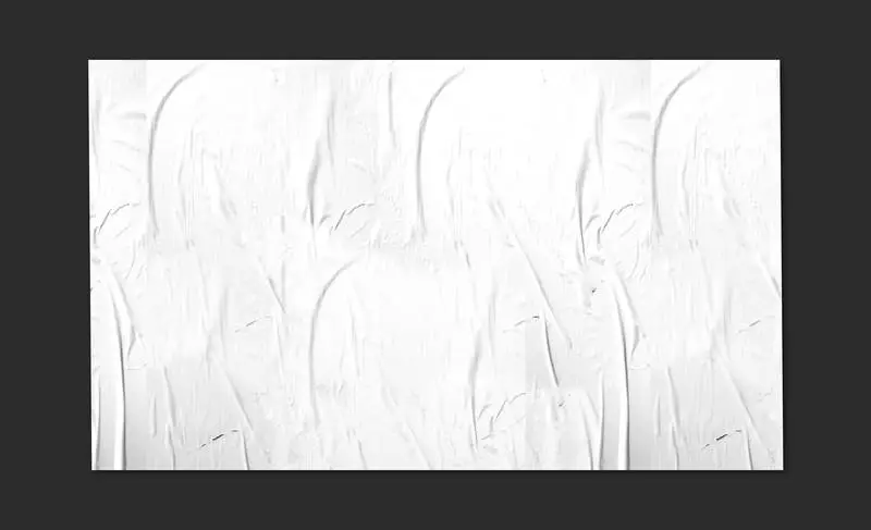 Big White Panel on Black Surface Mockup