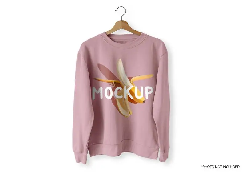 Pink Front Sweater Mockup