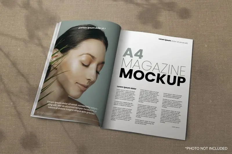 A4 Magazine Mockup