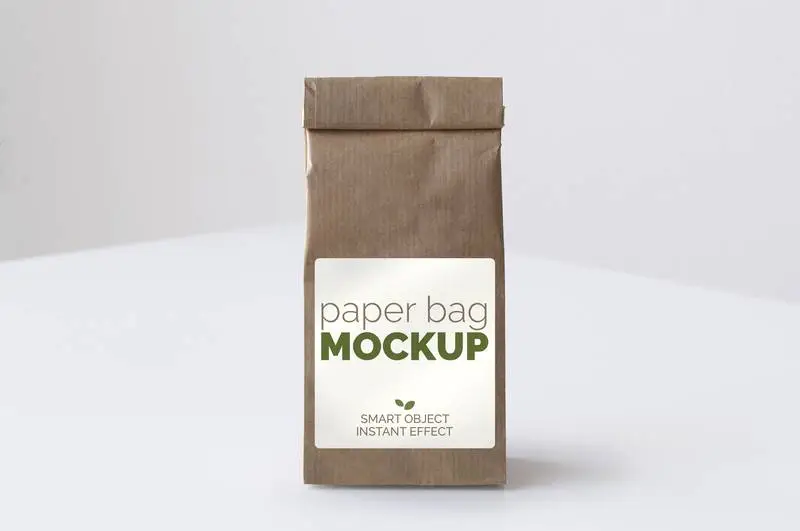 Little Paper Bag Mockup