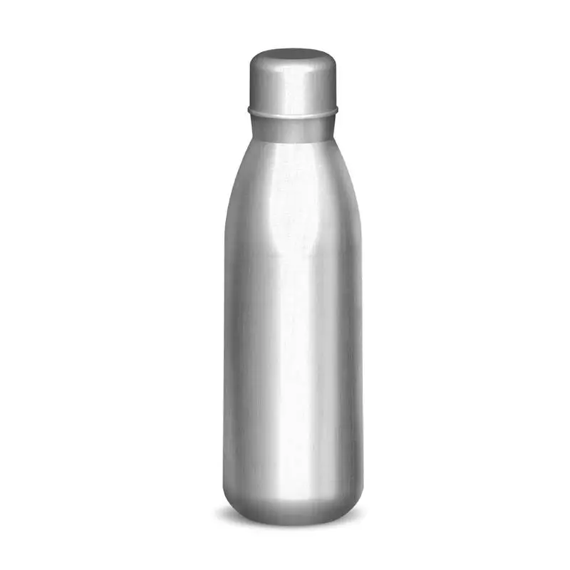 Isolated Metal Bottle