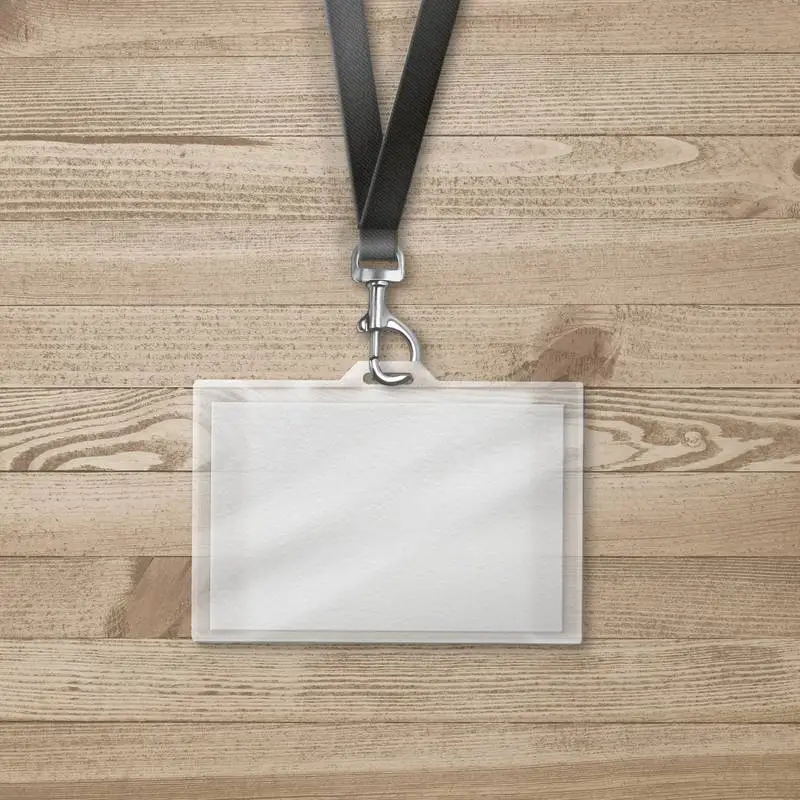 Cardholder for ID on Wooden Surface