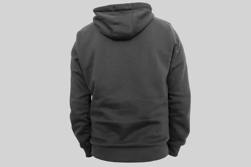 Back Side Black Hoodie Isolated