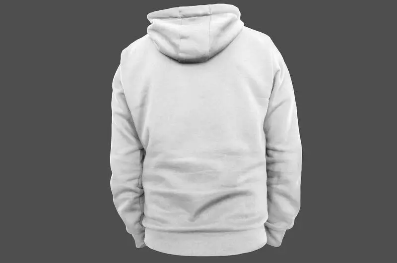 Back Side White Hoodie